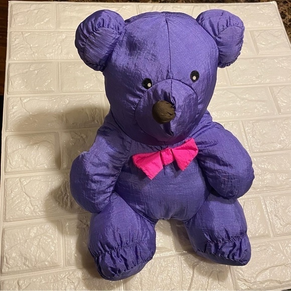 Fisher Price Vintage Puffalump purple bear - Picture 2 of 13